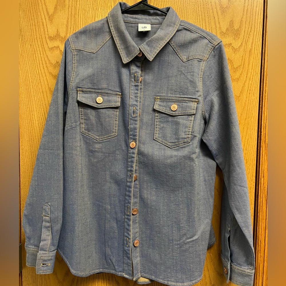 Cabi NWOT Large Workshop Denim Jacket #4299